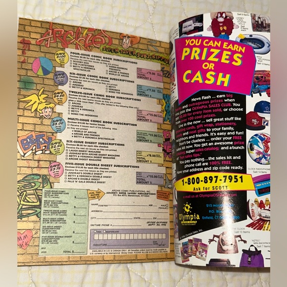 📚BOOK SALE 5 for $20📚 Archie Comic Book Laugh Magazine No. 129 September 1996 - Picture 8 of 9